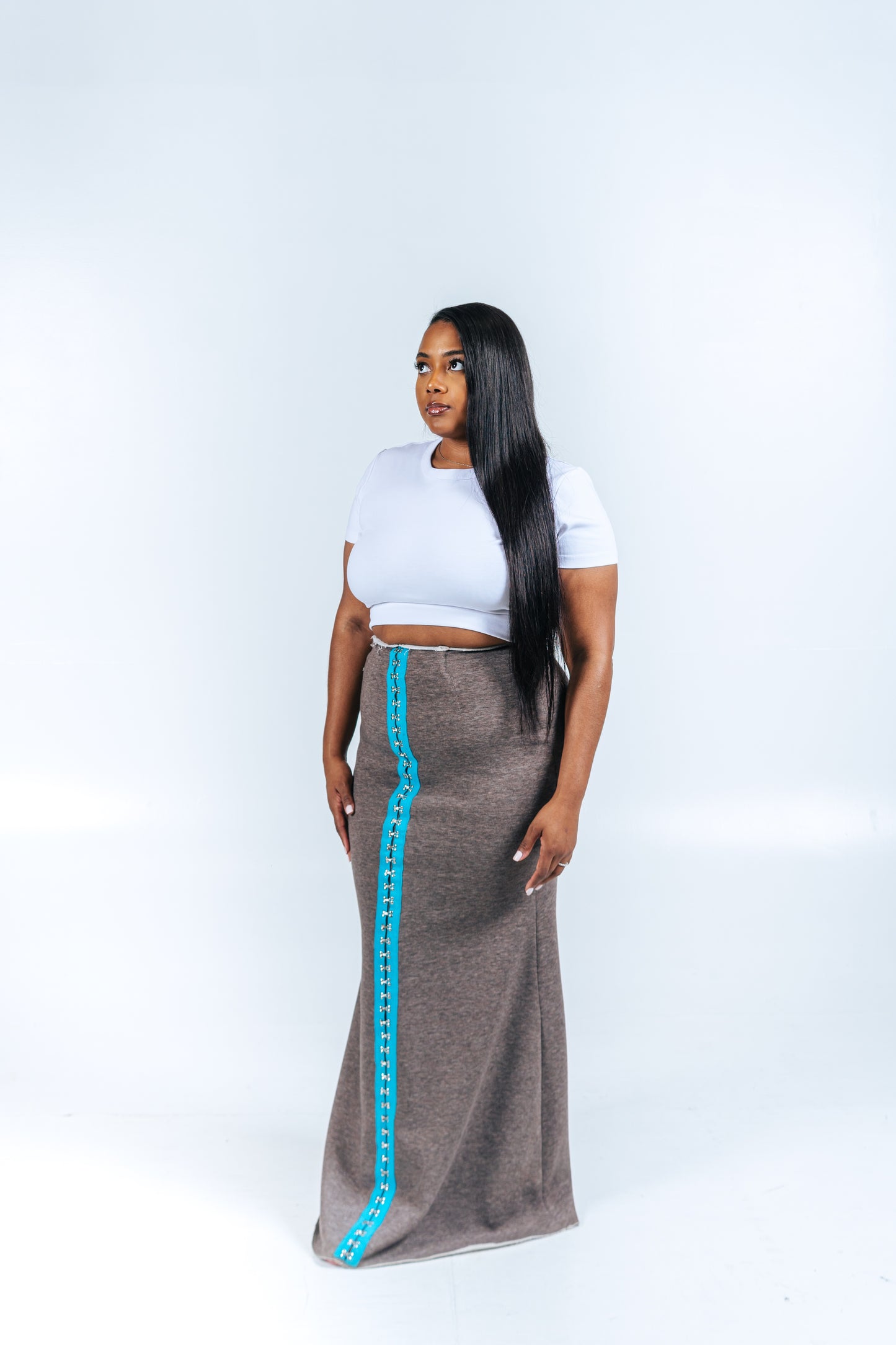 Fleece Maxi Skirt