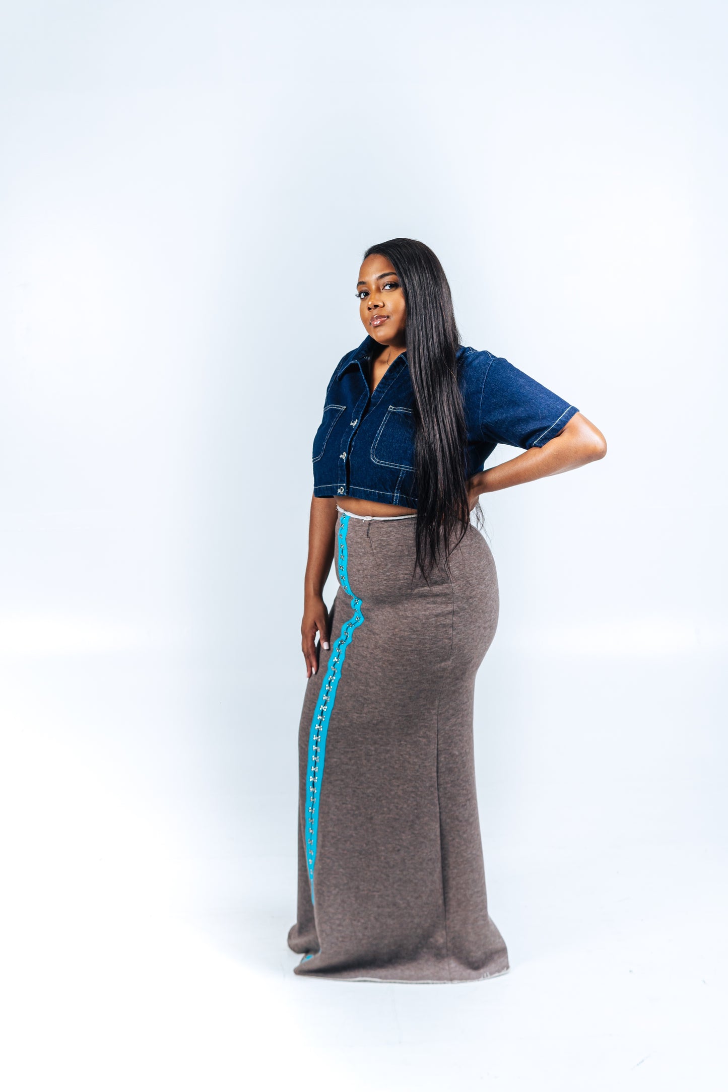 Fleece Maxi Skirt
