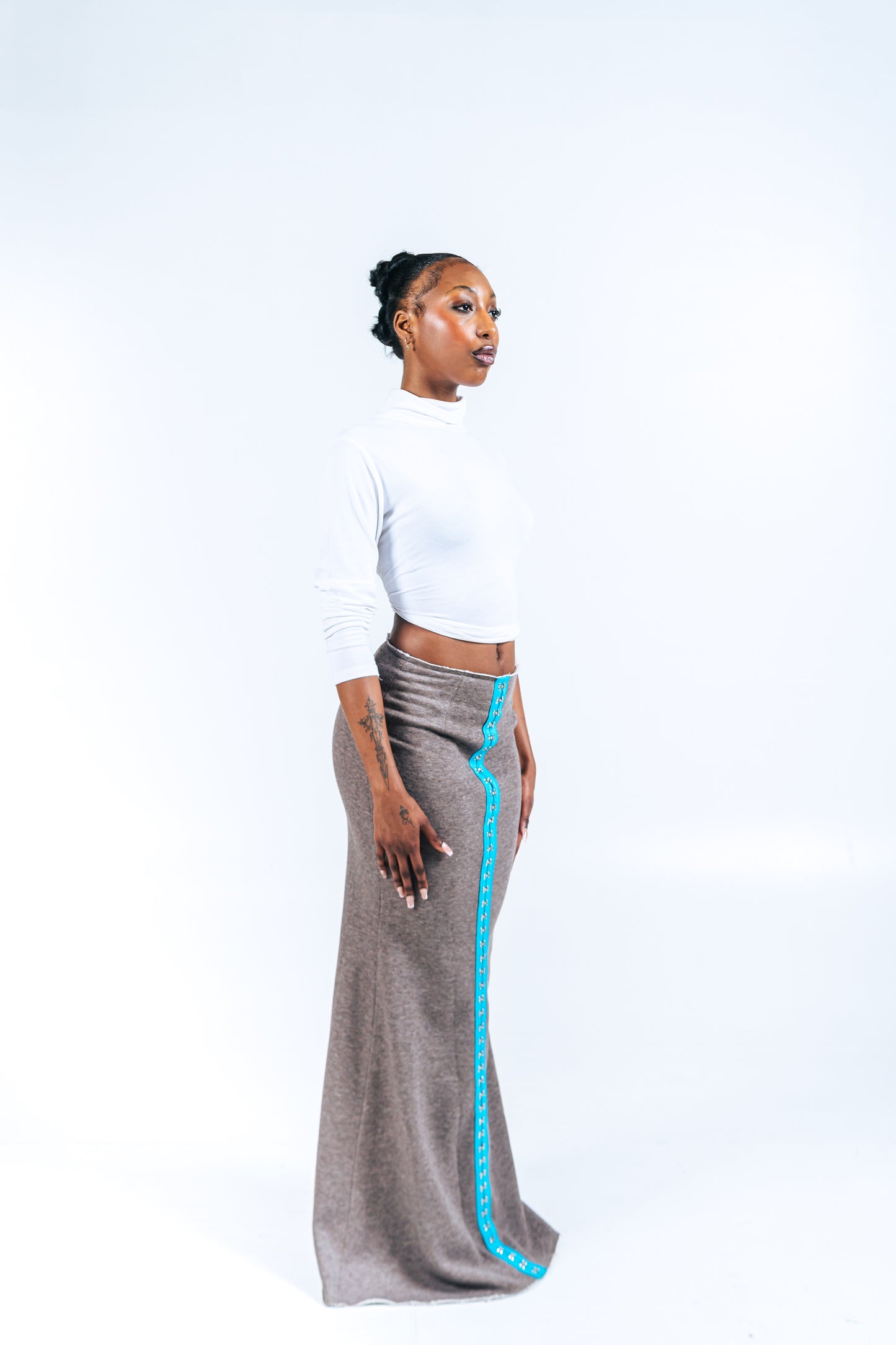 Fleece Maxi Skirt