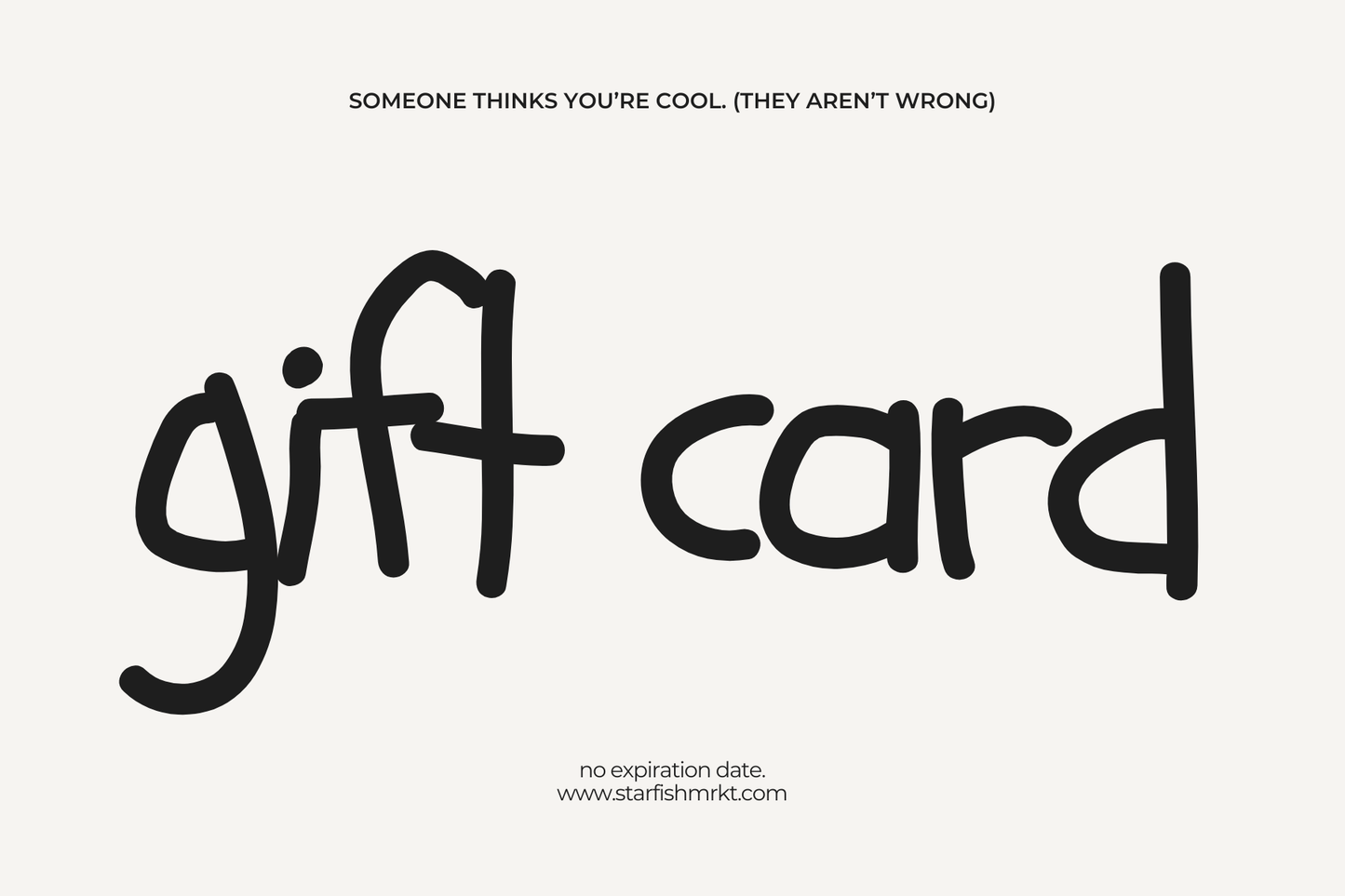 Starfish Mrkt E-Gift Card