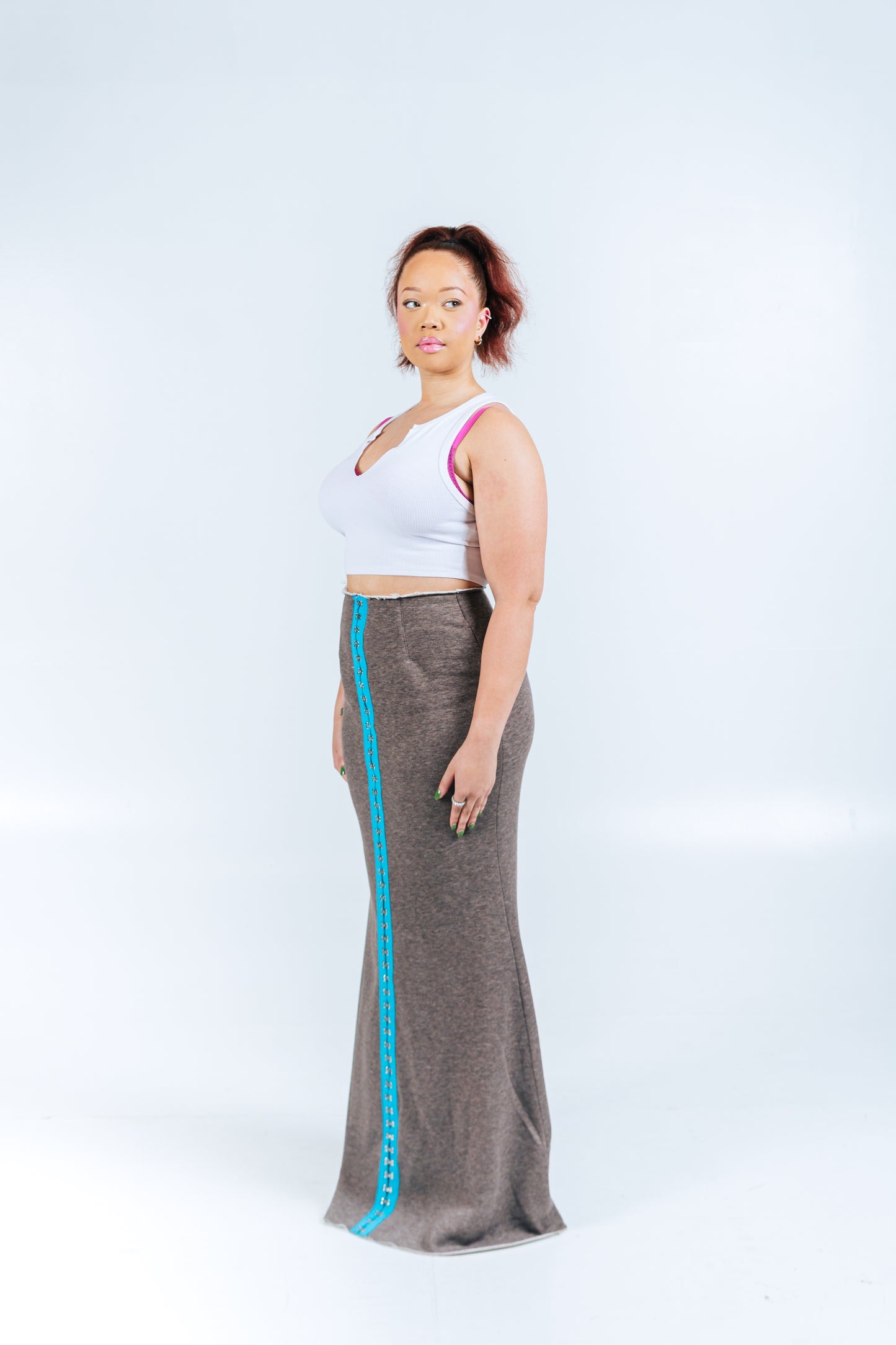 Fleece Maxi Skirt