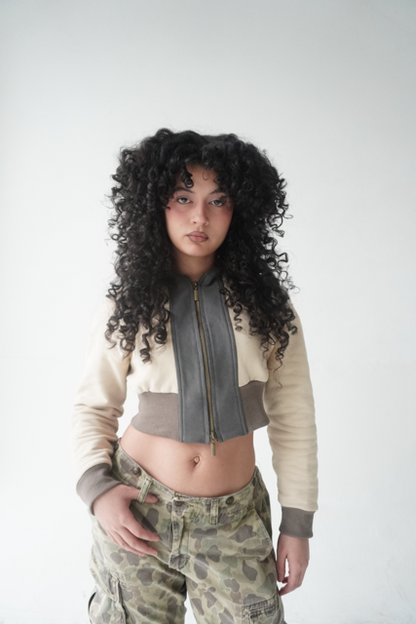 Tri Crop Hoodie