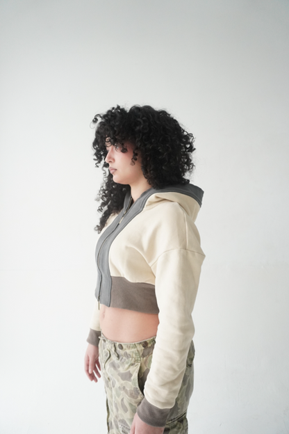 Tri Crop Hoodie