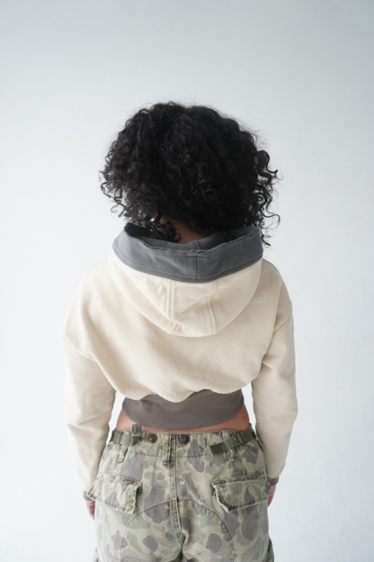 Tri Crop Hoodie