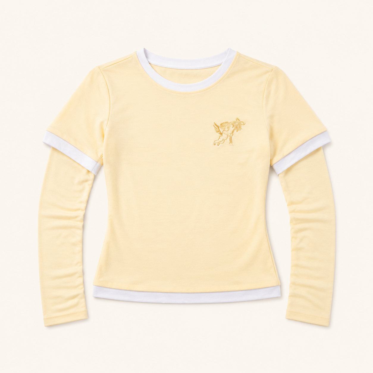 Layered Long Sleeve Baby Tee - SAMPLE
