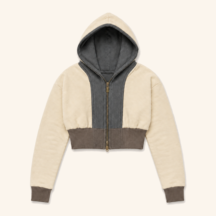 Tri Crop Hoodie