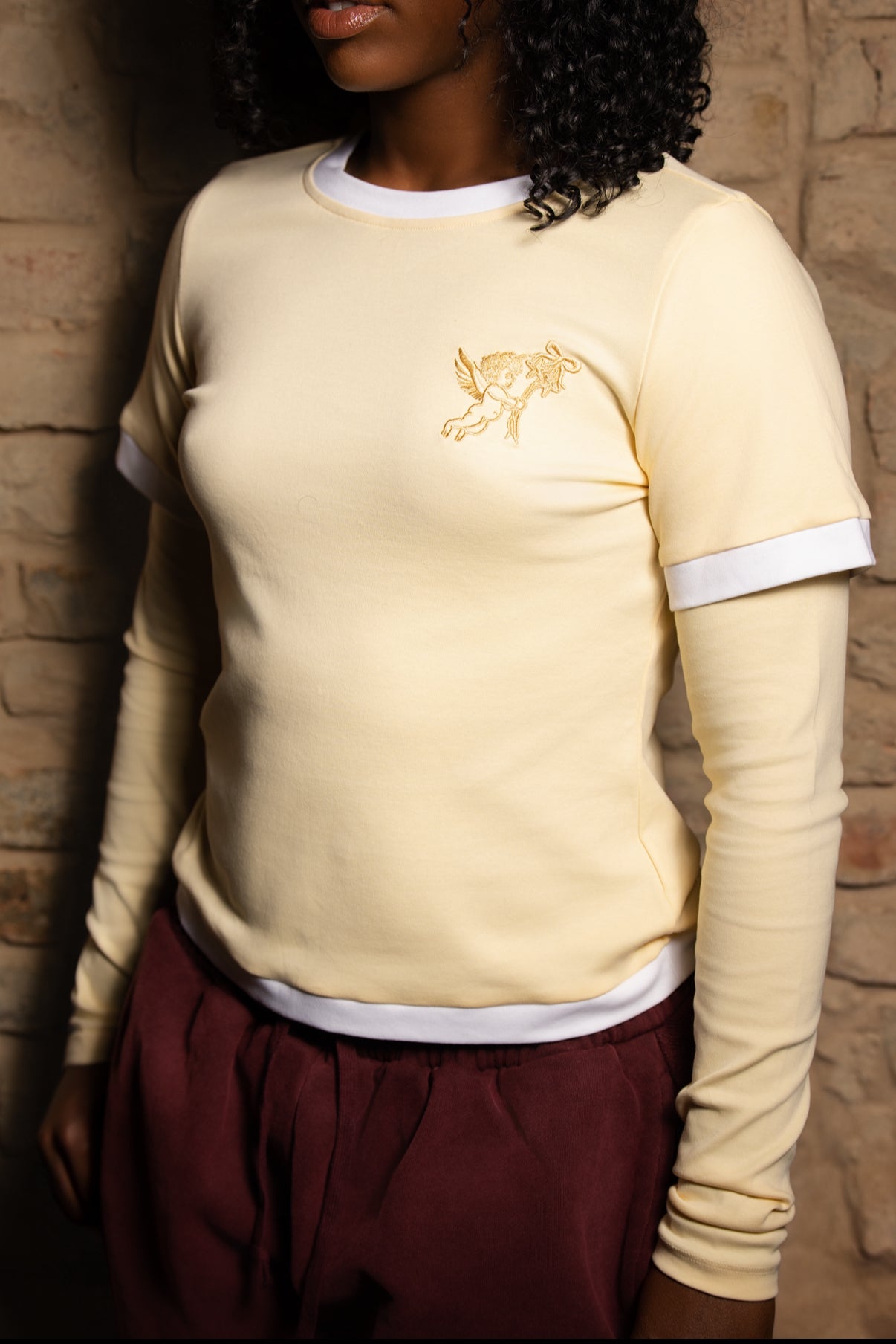 Layered Long Sleeve Baby Tee