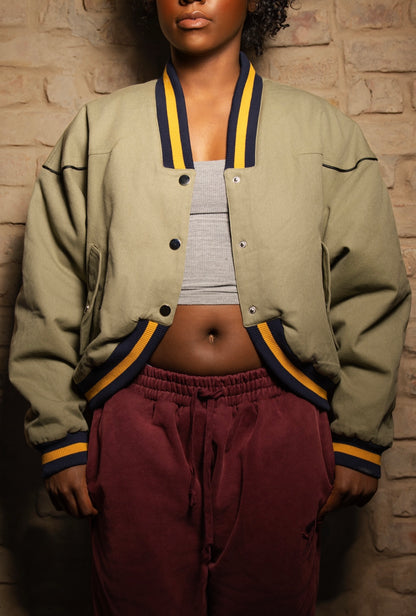 Canvas Varsity Bomber